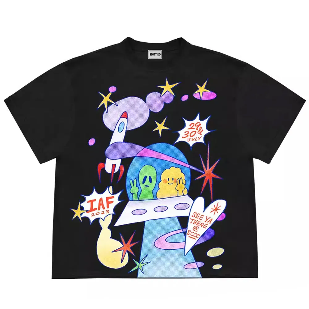 Alien Aesthetic Graphic T-Shirt