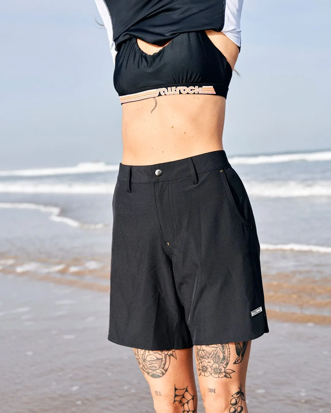 Amphibian - Womens Boardshorts - Black