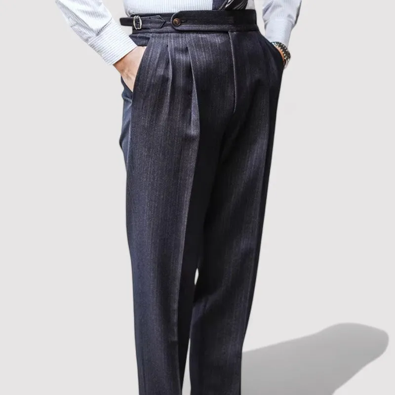 Ancien | Vintage Business Casual Trousers - Non-Iron