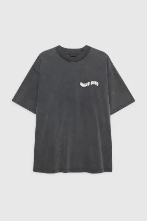 Anine Bing - Kent Tee Love in Washed Black