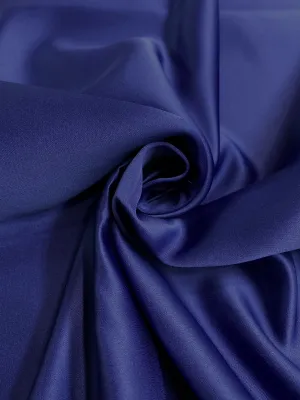 Blue Italian Double Face Poly Satin