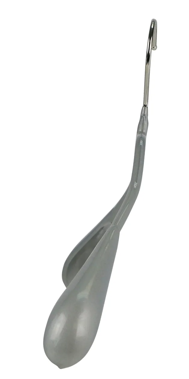 BodyForm Series -  Steel Coated Hanger with Shoulder Support & Adjustable Clips, Model 42LK, Silver