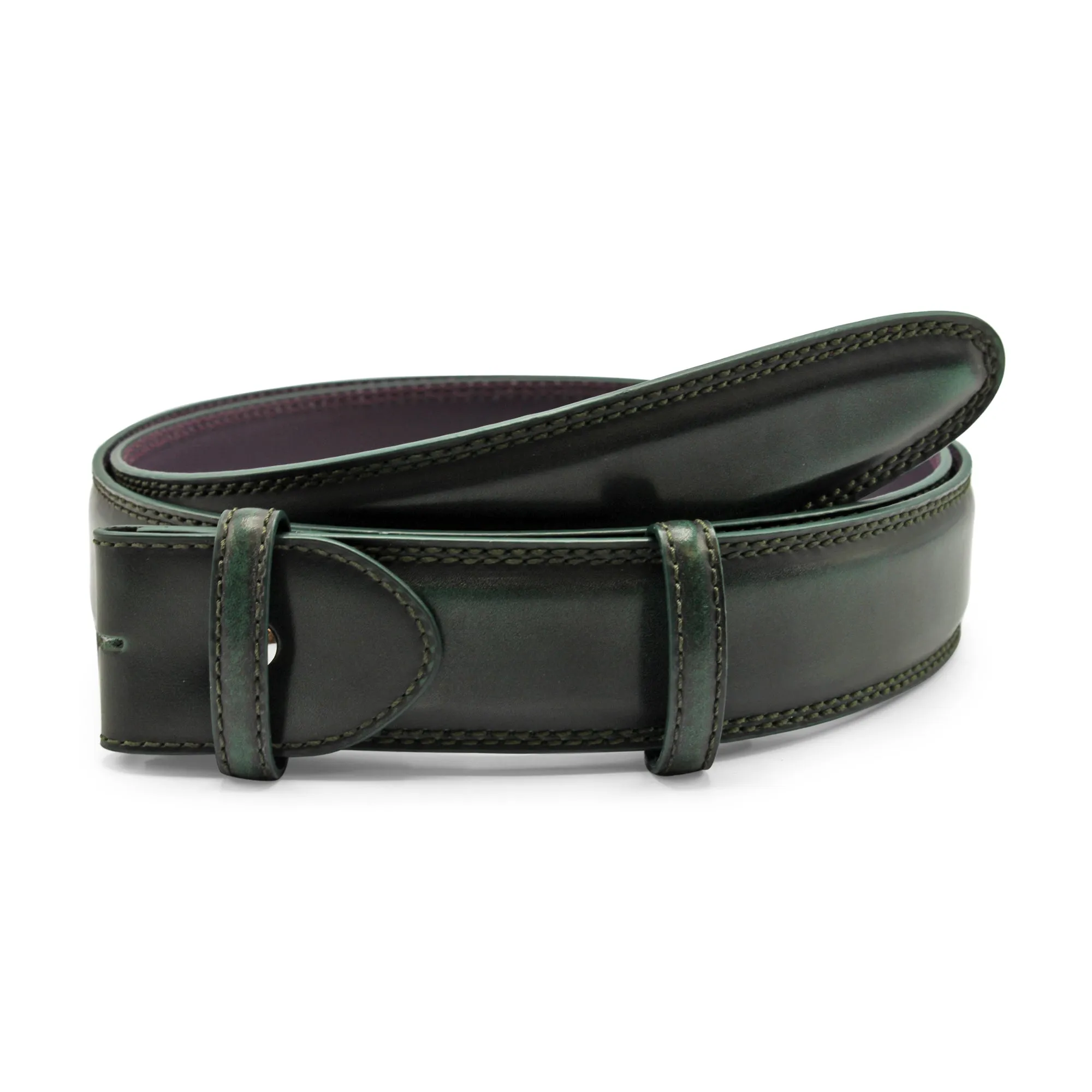 Bogart Welt Hand Burnished Tudor Belt Strap