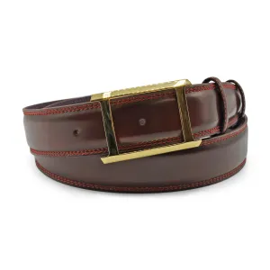 Bogart Welt Maple Hand Burnished Bevel Frame Belt