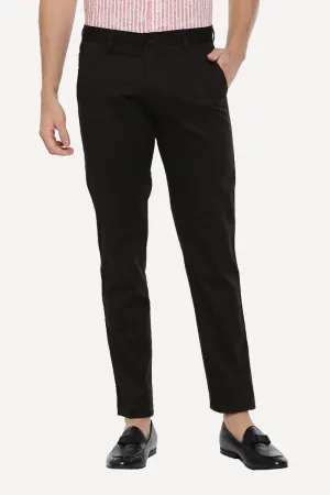 Bronx Chinos - Charcoal Black Trouser For Men | Ariser