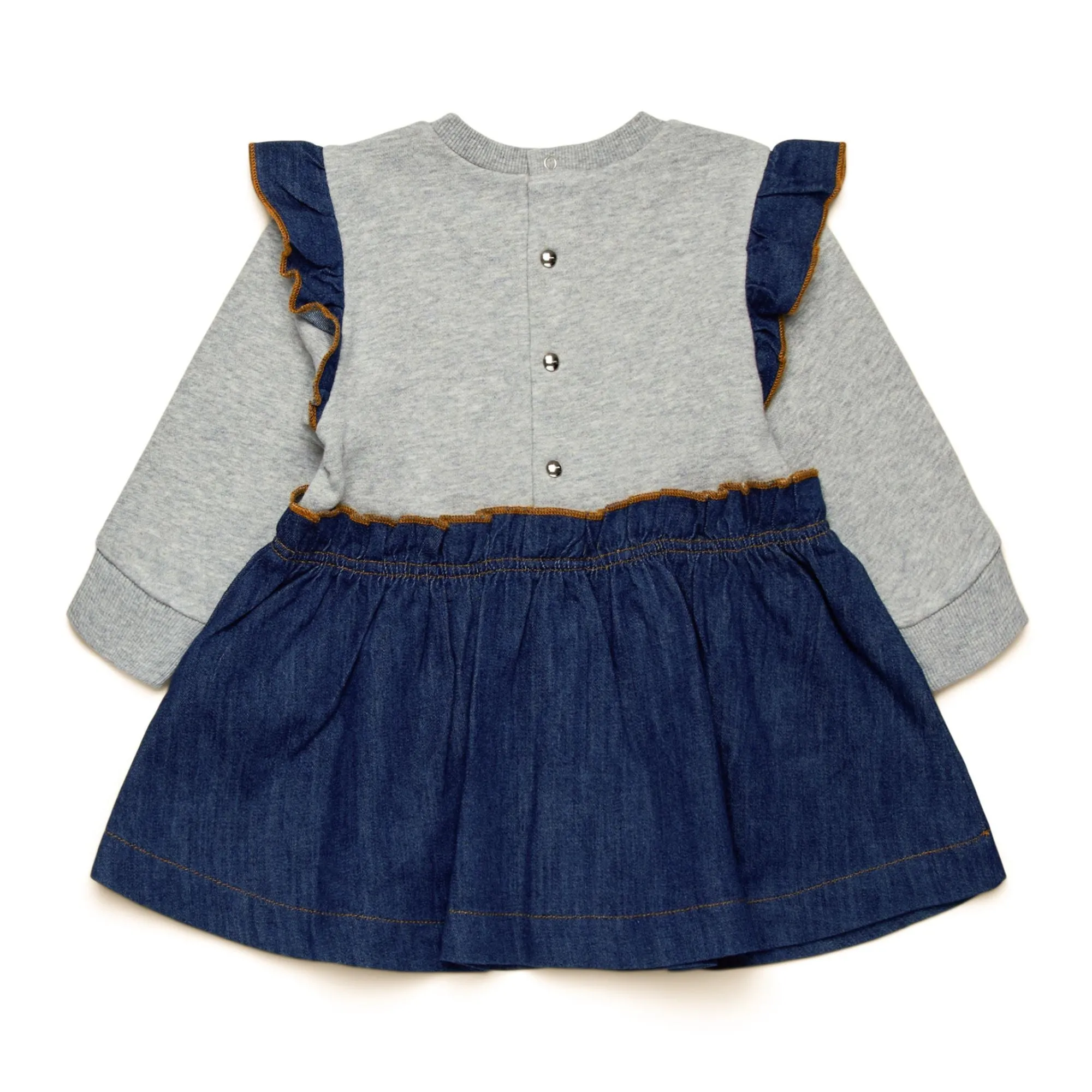 Diesel Baby Girls Jean Sweatshirt Dress