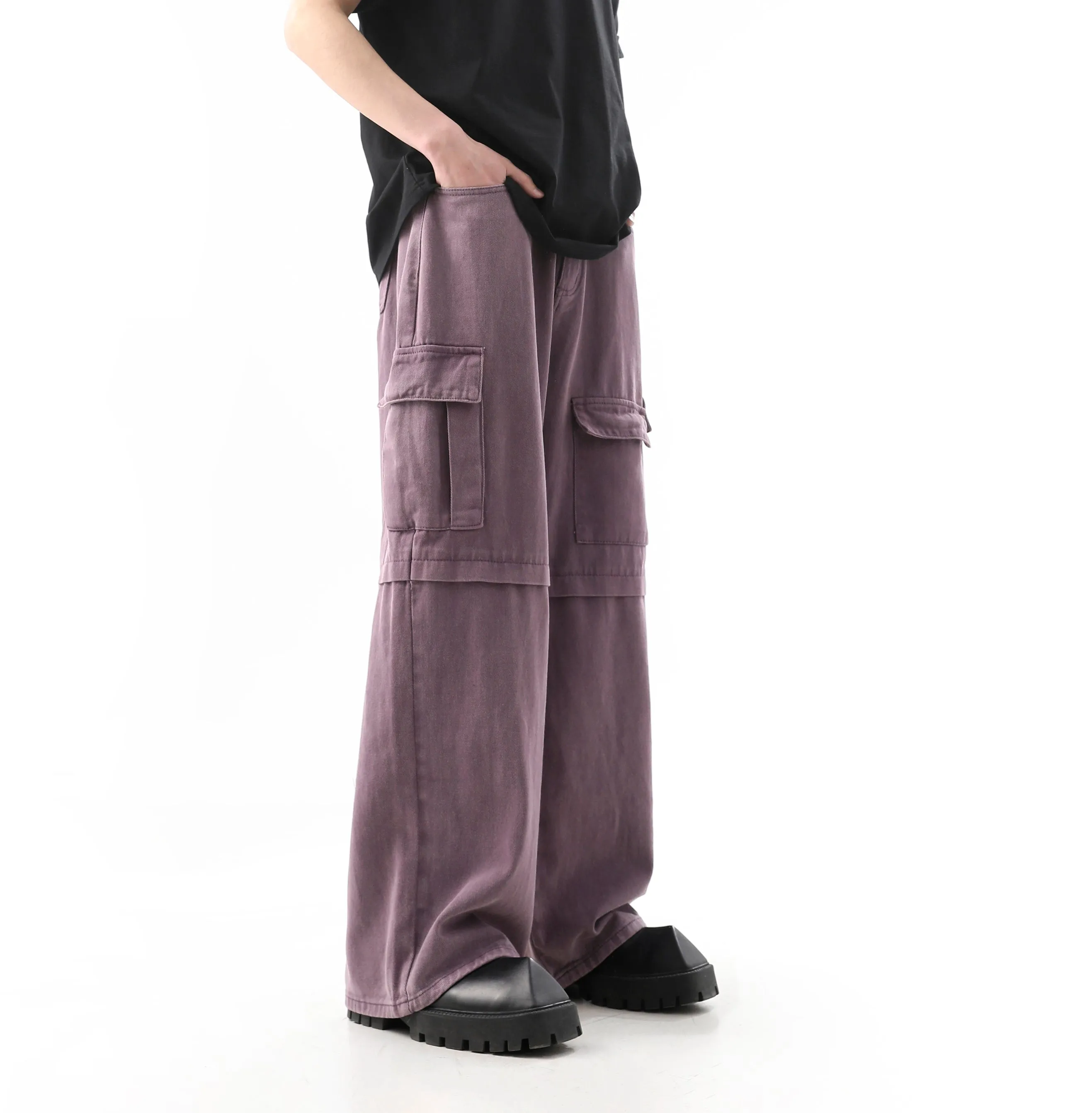 Faire Echo Vintage Purple Denim Pants