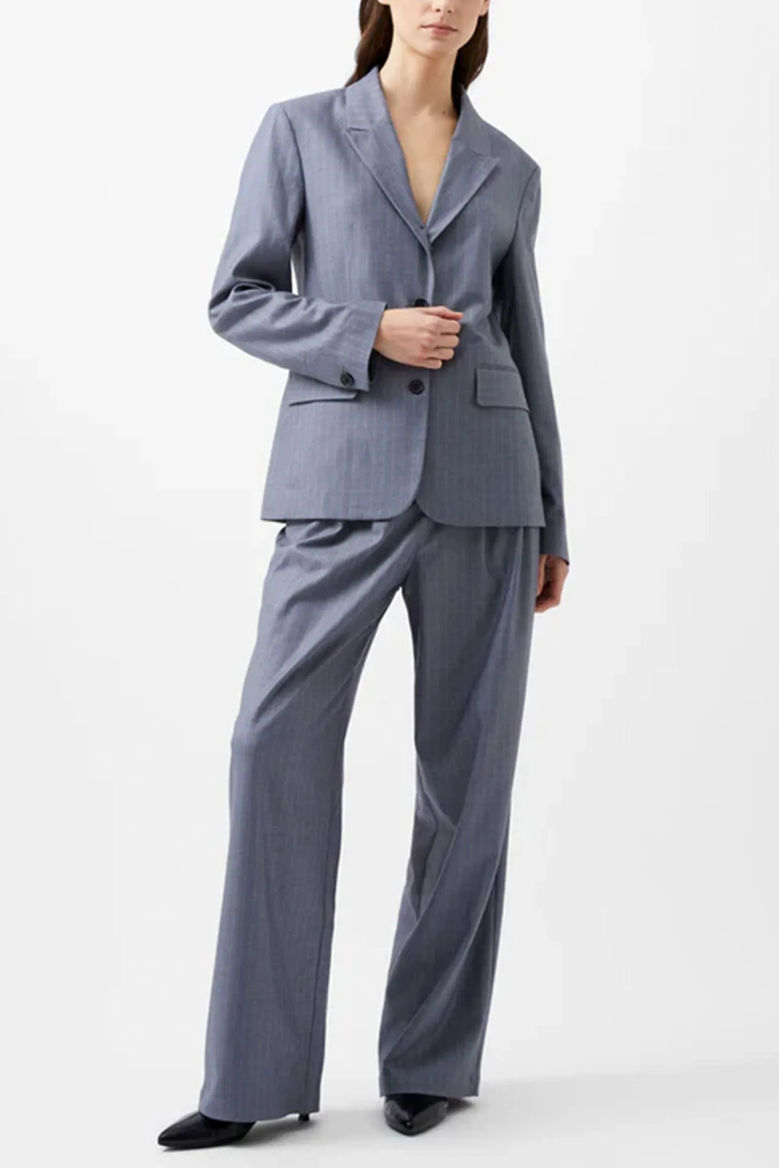 Fiorella Pinstripe Blazer & Trousers Co-ord