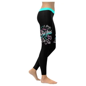 I May Not Be Perfect But Jesus Thinks Im To Die For Christian Womens Leggings - Christian Leggings For Women