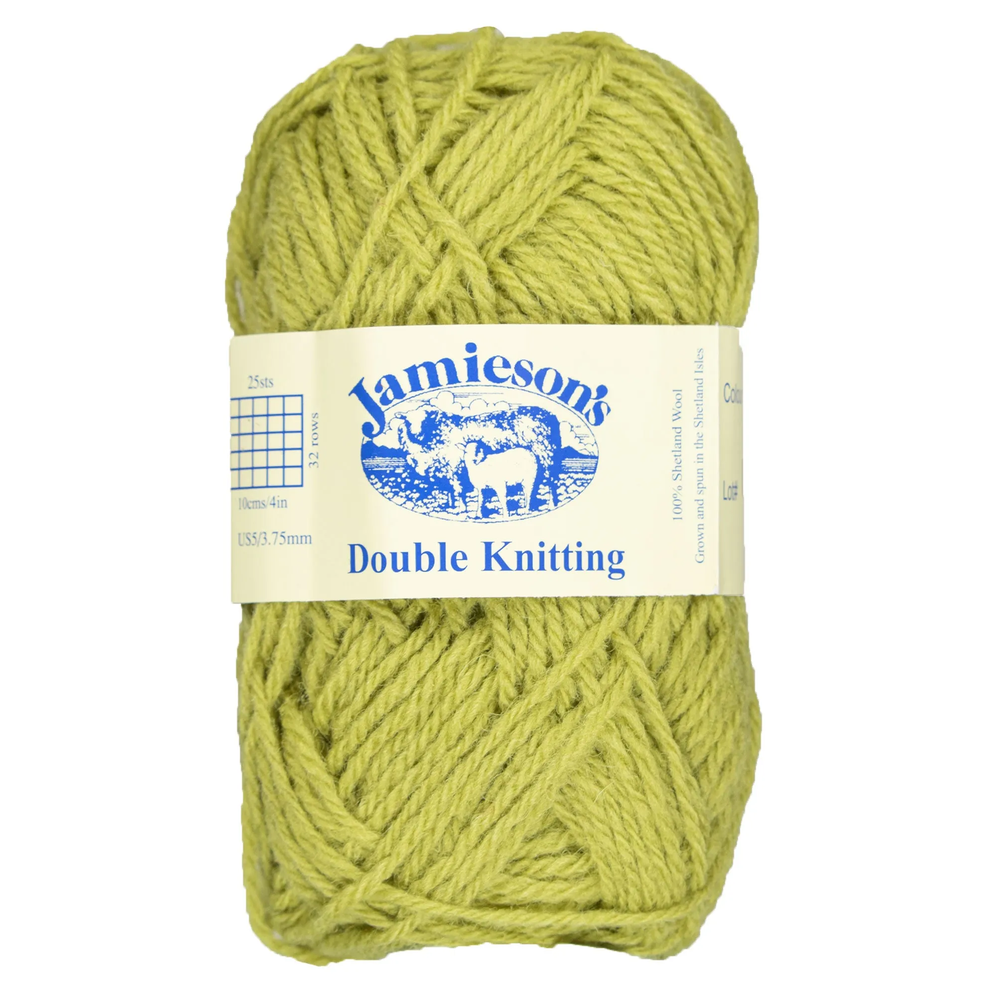 Jamieson's of Shetland Double Knitting Yarn - 365 Chartreuse