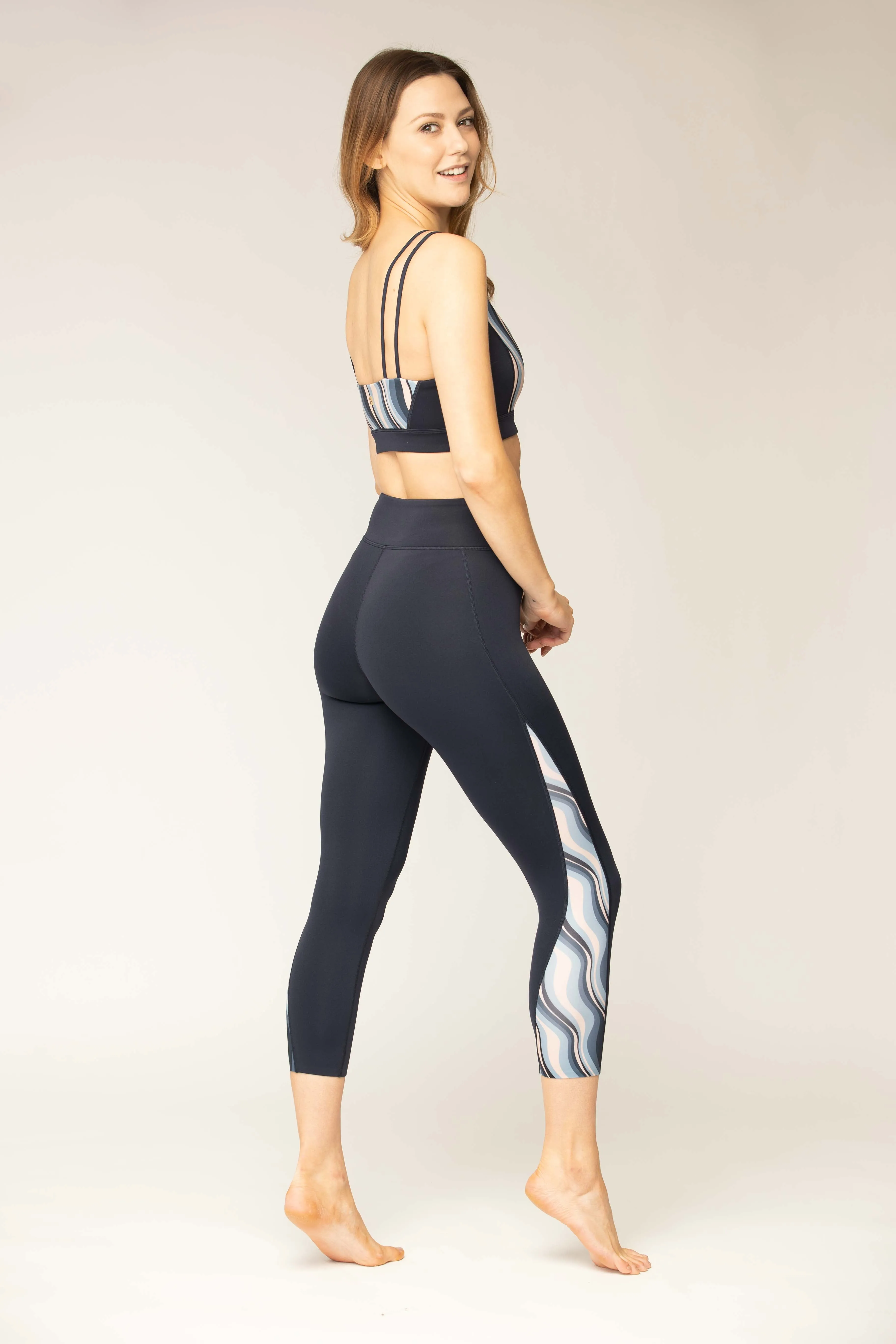 Journey cropped legging total eclipse