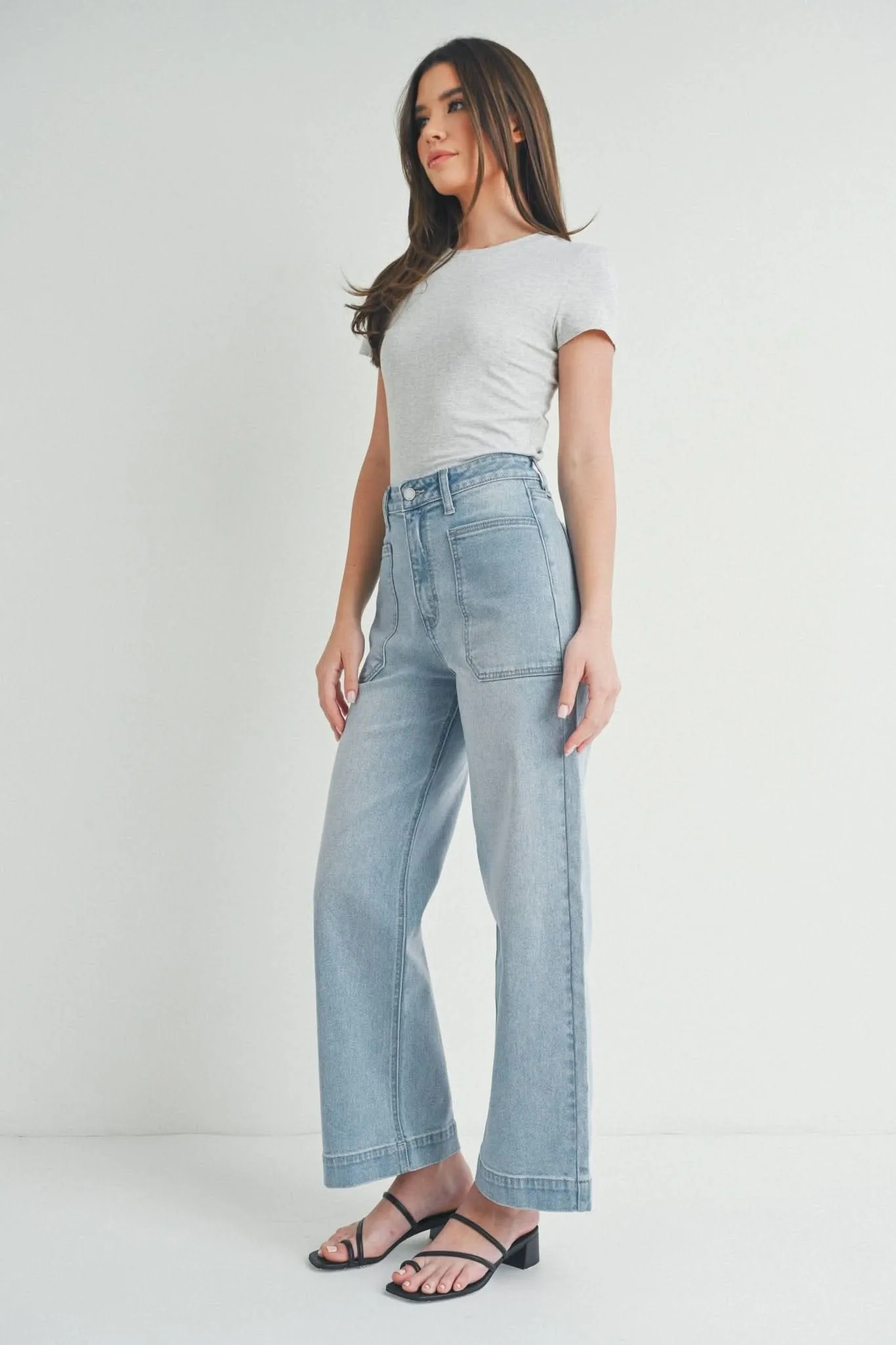 Light Denim Eve Utility Pant