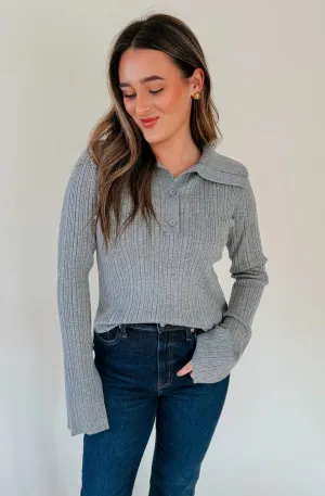 MARISA COLLARED SWEATER TOP