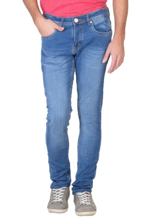 Men's Straight Fit Denim Blue Jeans