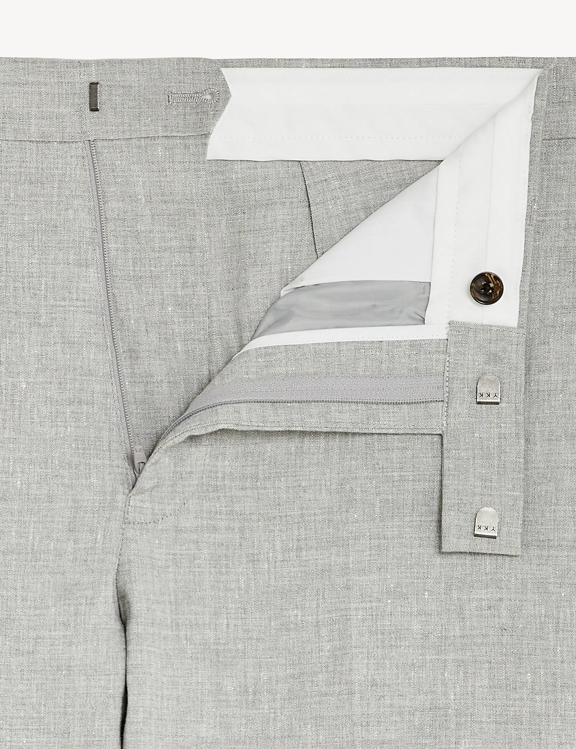 Miracle Marks & Spencer Italian tailored suit trousers light gray