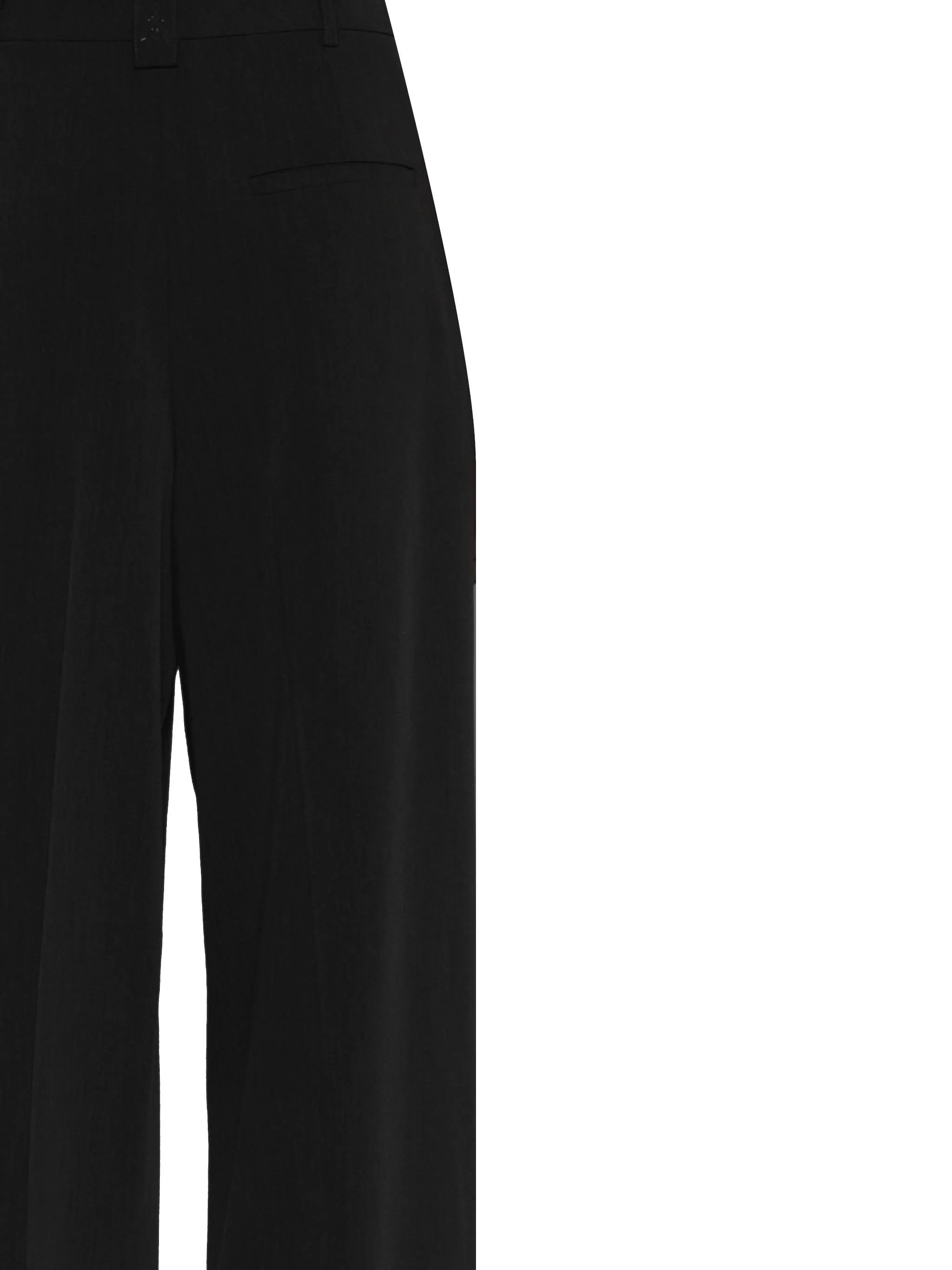 pleat-detail trousers