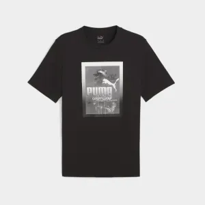 Puma Mens Graphics Photoprint Tee Black/Multi _ 181428 _ Black