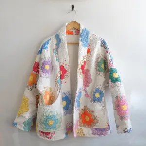 S White Grandmother's Garden Faith Jacket LM004