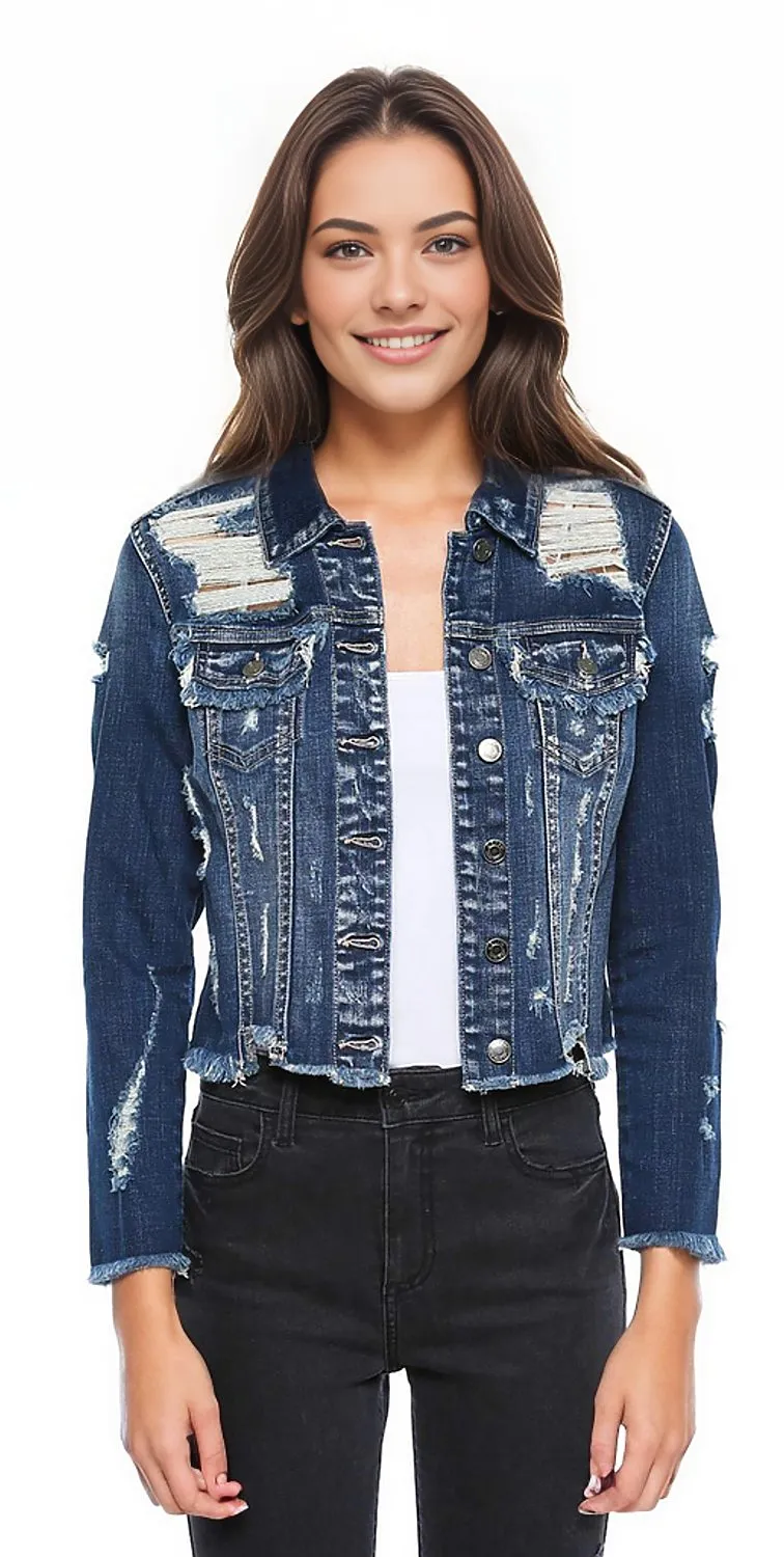 Sassy Shred Denim Jacket