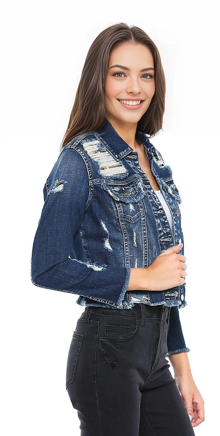 Sassy Shred Denim Jacket