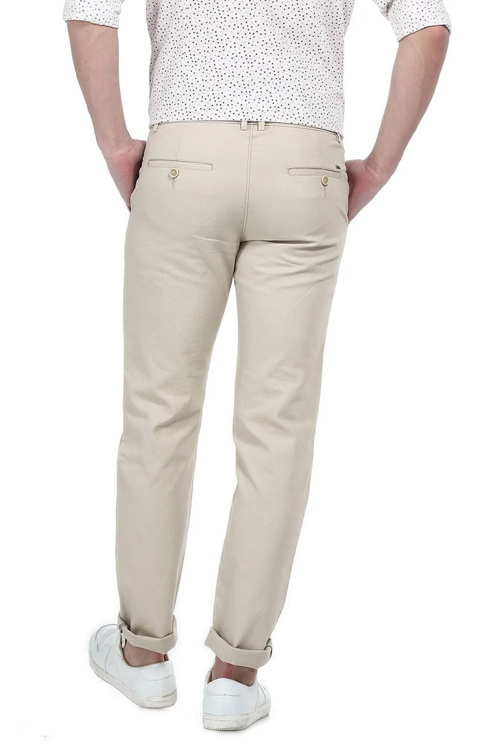 Slim Fit Cord Structure Trouser