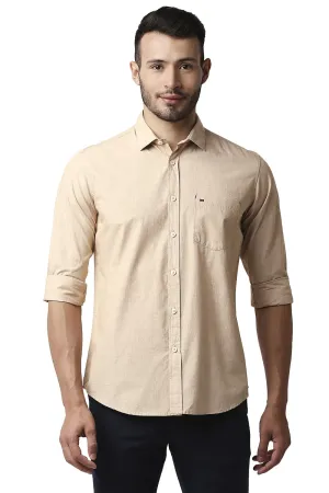 Slim Fit Fil-a-fil Shirt