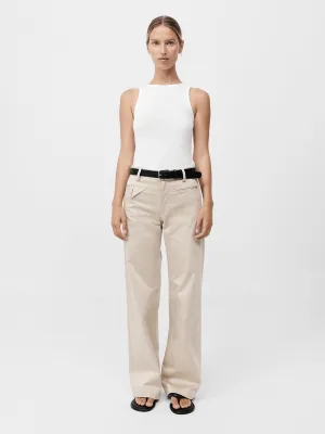 St. Agni Origami Pocket Trousers Champagne