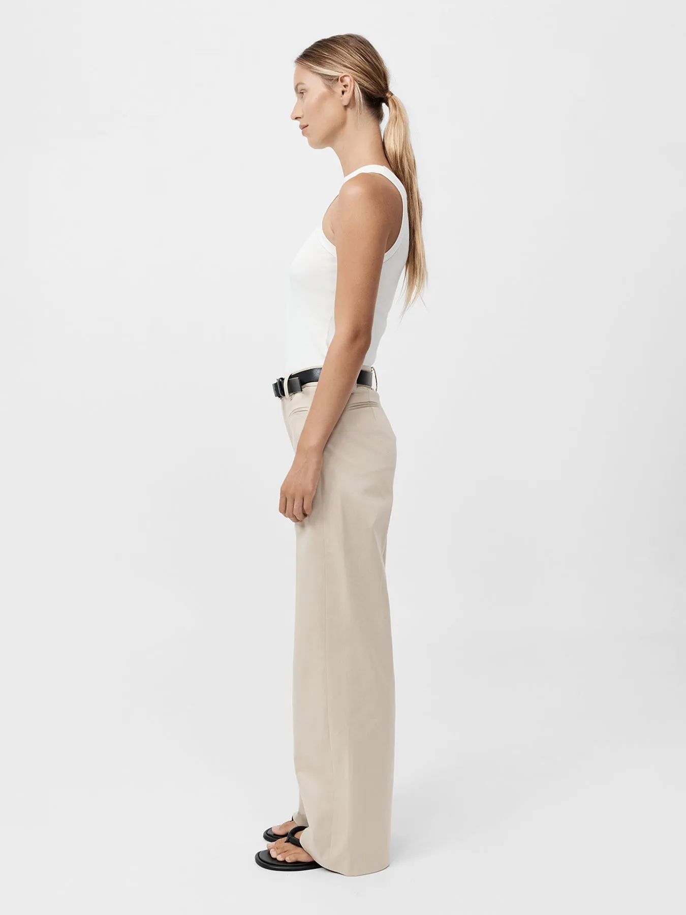 St. Agni Origami Pocket Trousers Champagne