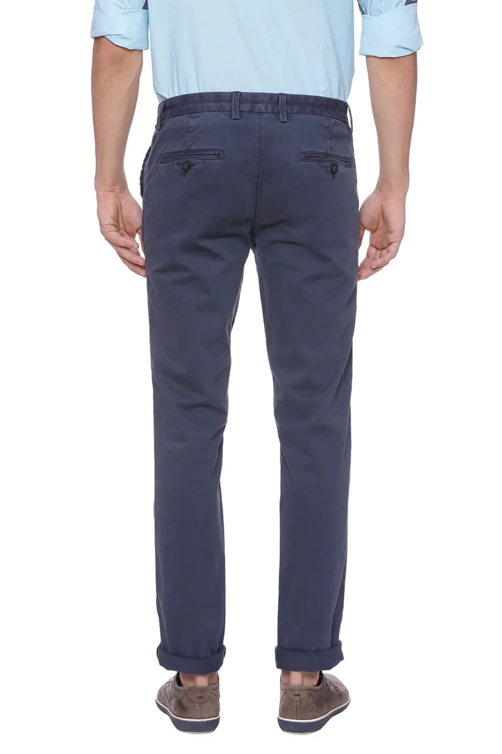 Tapered Fit Twill Stretch Trouser