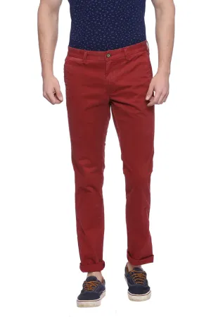 Tapered Fit Twill Stretch Trouser