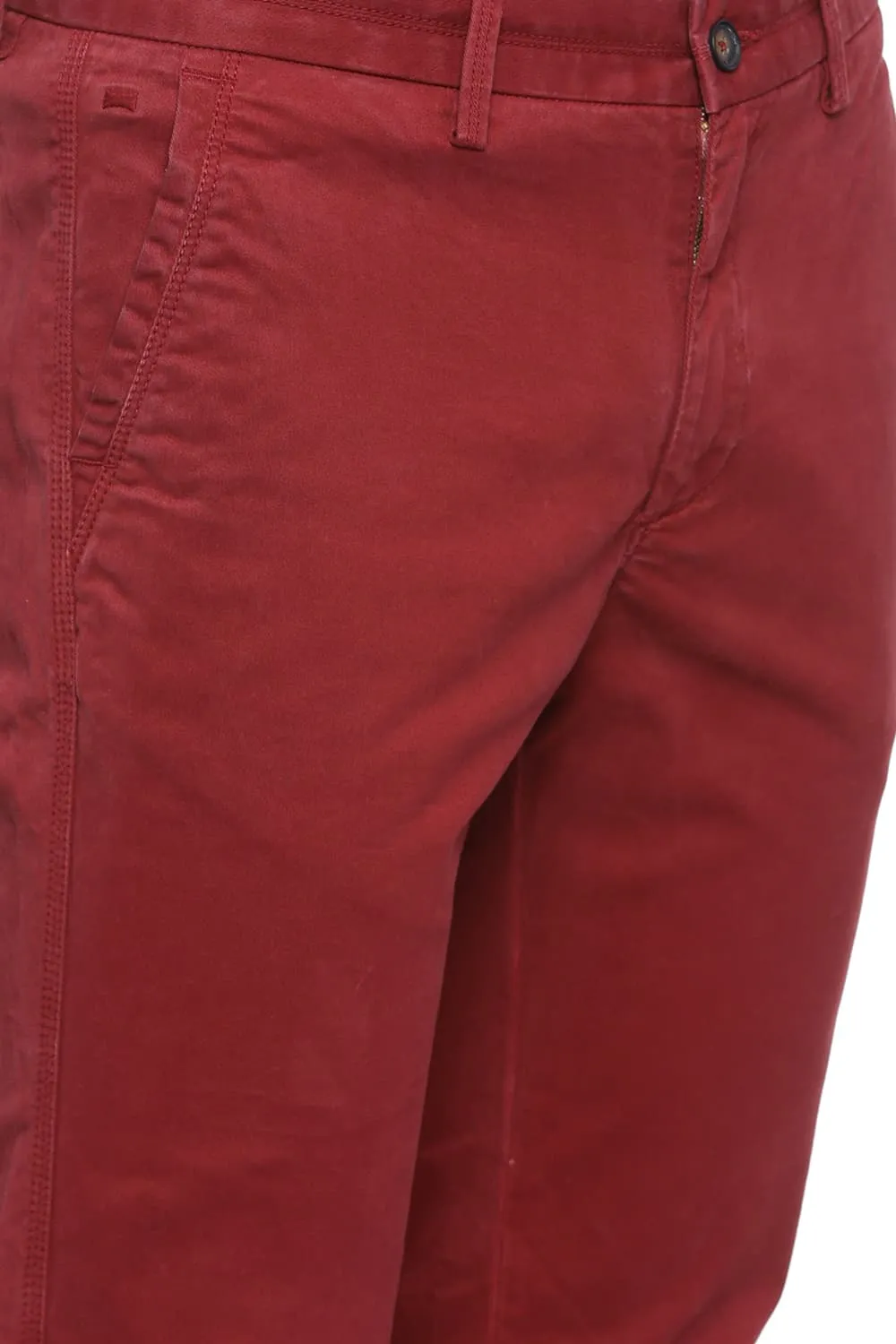 Tapered Fit Twill Stretch Trouser