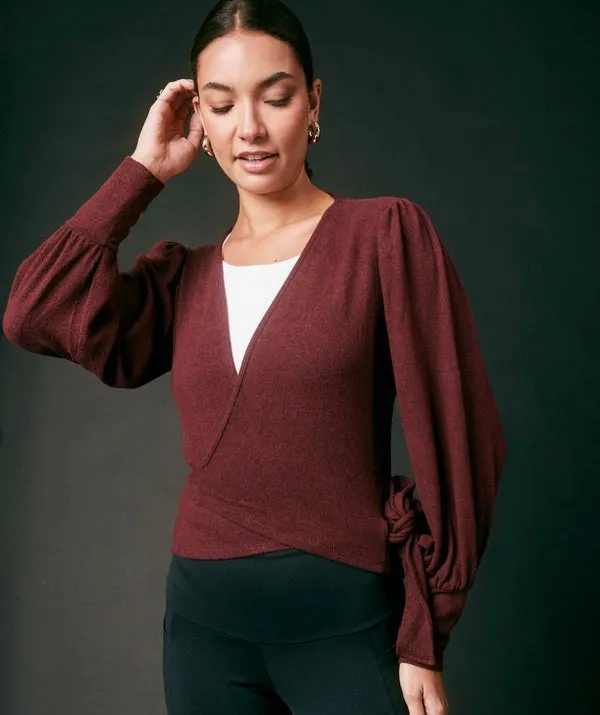 The Madison Wrap Sweater - Final Sale