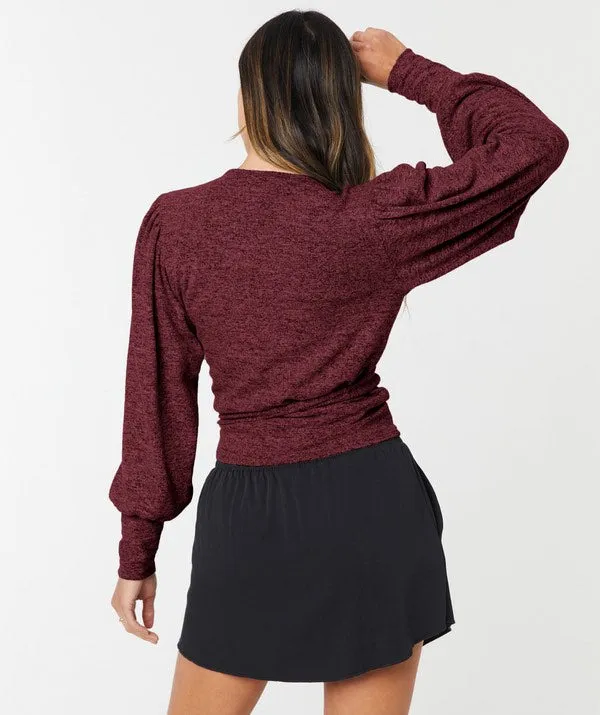 The Madison Wrap Sweater - Final Sale