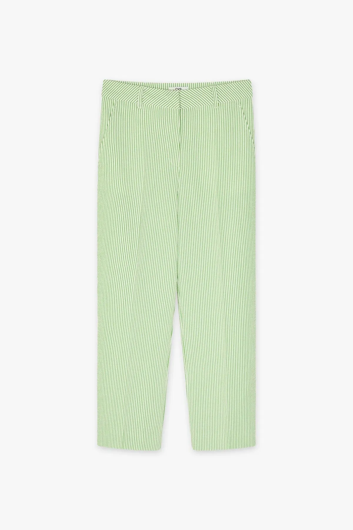 Tonks Cropped Trousers in Green