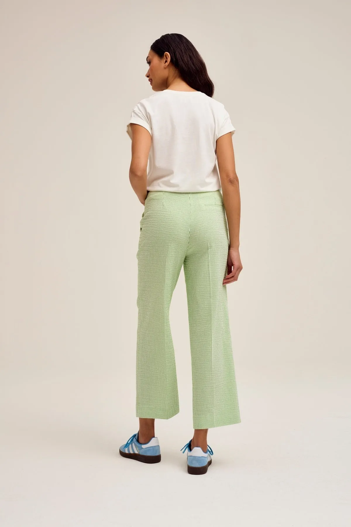 Tonks Cropped Trousers in Green